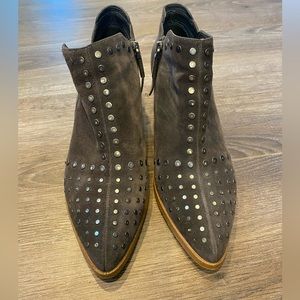 1. State Gray Booties Size 8